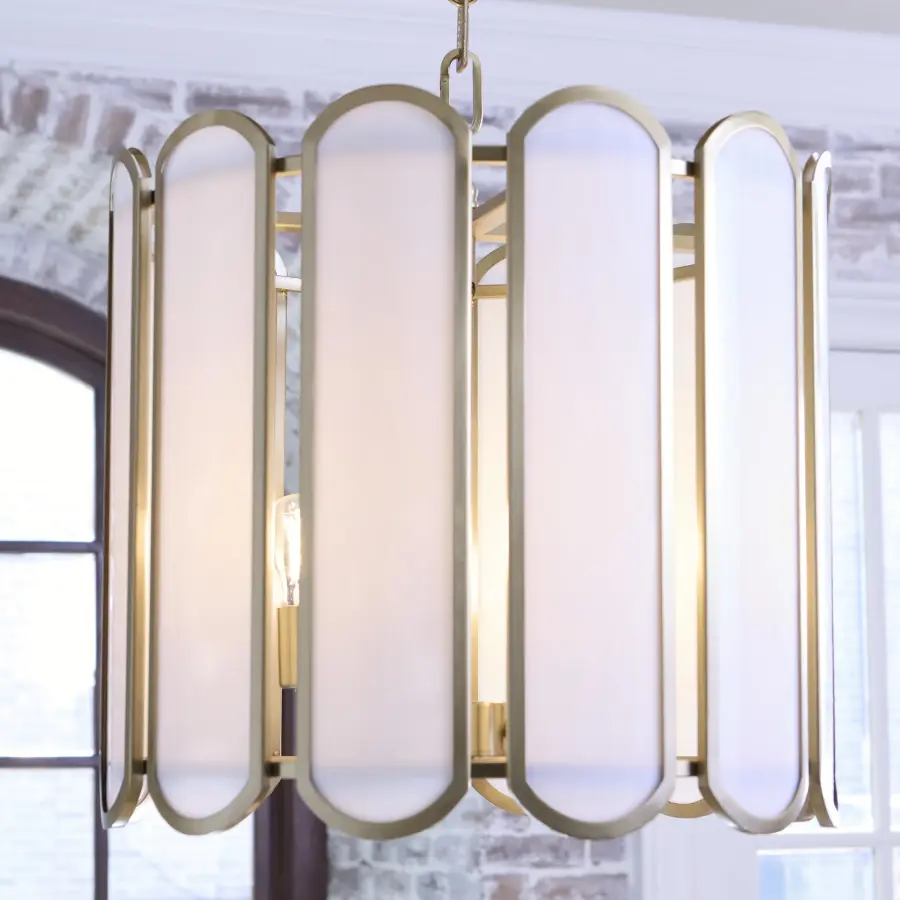 Belleview 4-Light Pendant in Washed Oak - Image 5