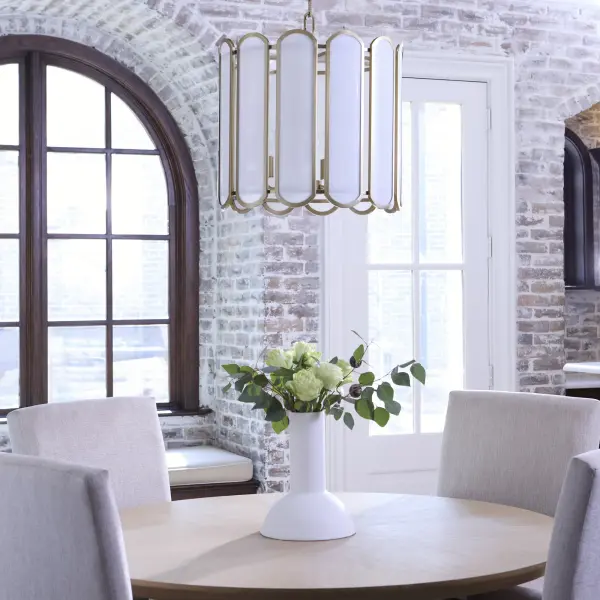 Belleview 4-Light Pendant in Washed Oak - Image 7
