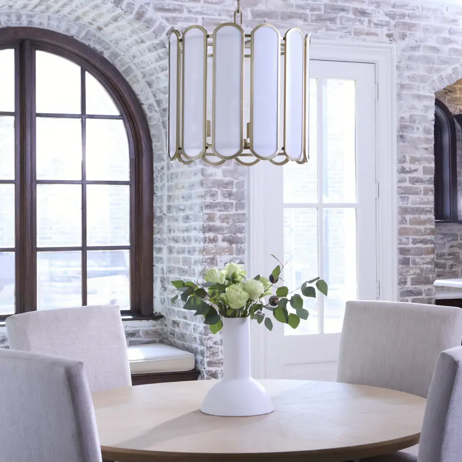 Belleview 4-Light Pendant in Washed Oak - Image 7