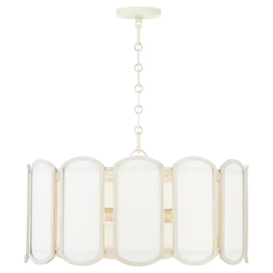 Belleview 5-Light Pendant in Washed Oak - Image 2