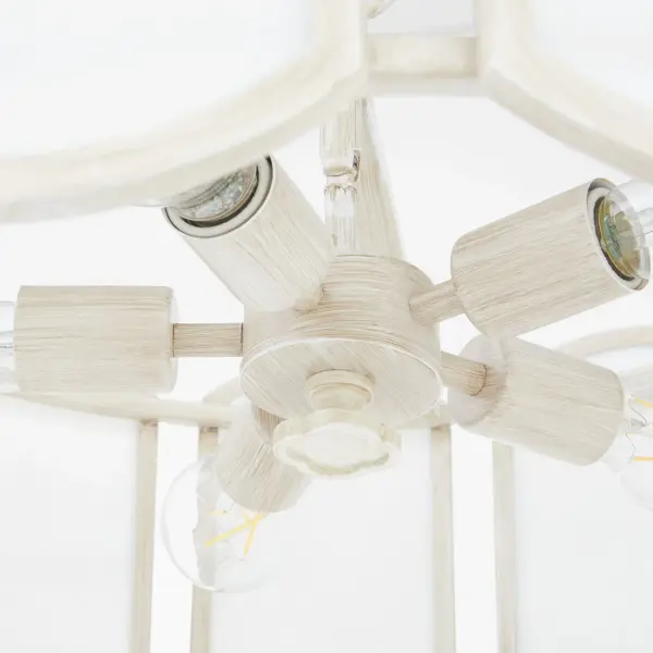 Belleview 5-Light Pendant in Washed Oak - Image 3