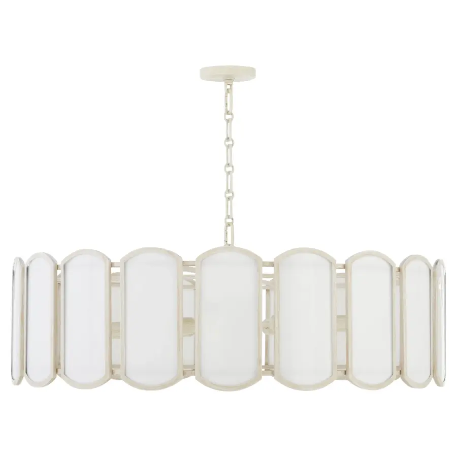 Belleview 8-Light Pendant in Washed Oak - Image 1