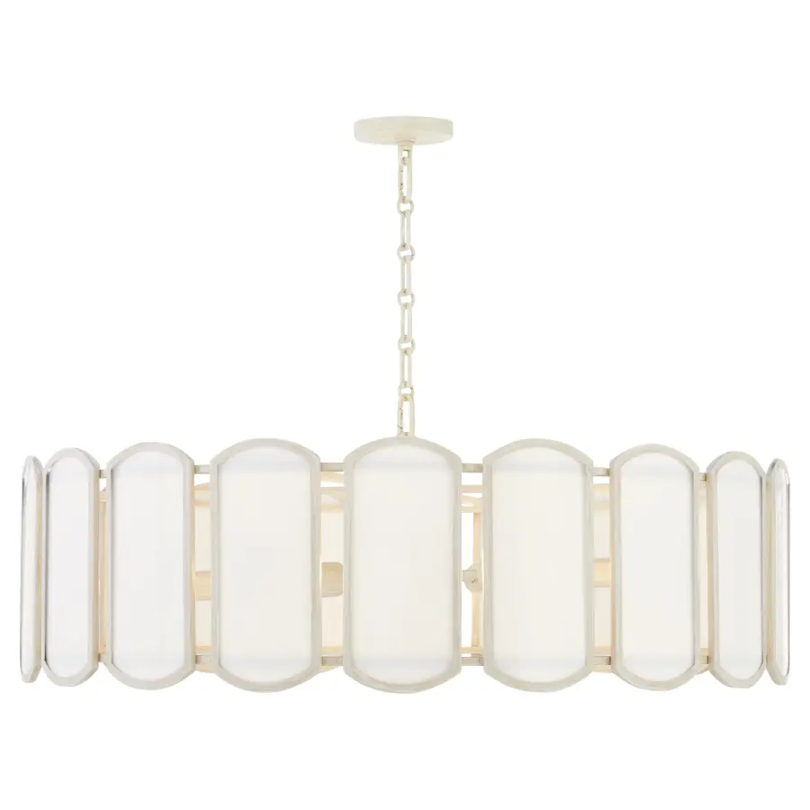 Belleview 8-Light Pendant in Washed Oak - Image 2
