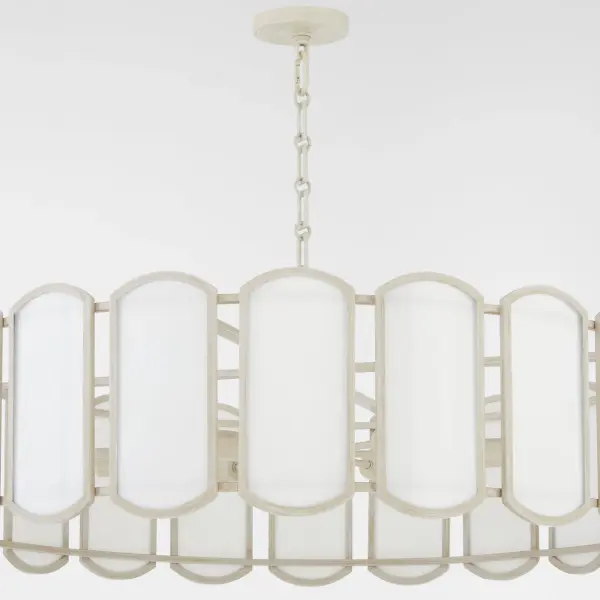 Belleview 8-Light Pendant in Washed Oak - Image 3