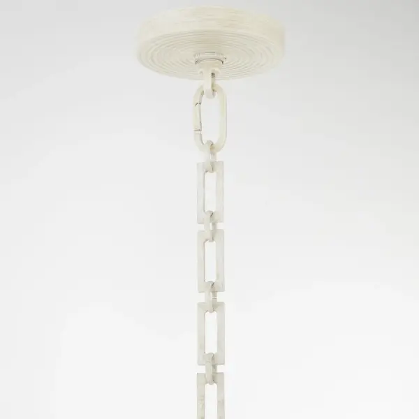 Belleview 8-Light Pendant in Washed Oak - Image 4