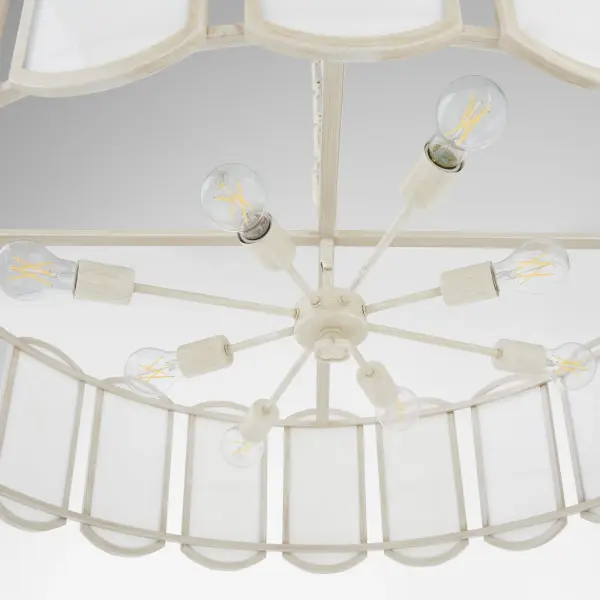 Belleview 8-Light Pendant in Washed Oak - Image 5
