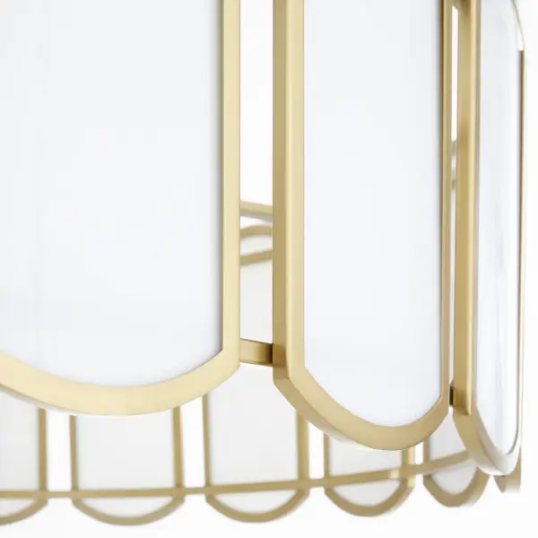 Belleview 8-Light Pendant in Aged Brass - Image 4