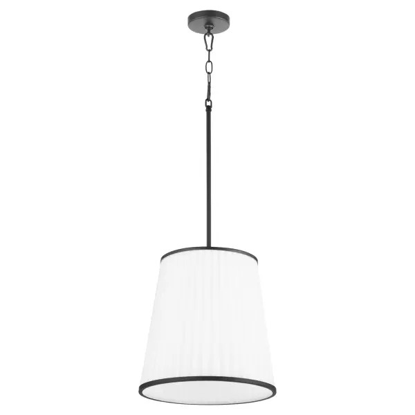 The Marlon pendant combines classic elegance with modern simplicity through its fluted glass shades, crisp edge finishing, and solid top post. The matte black finish adds contemporary edge while maintaining timeless appeal.