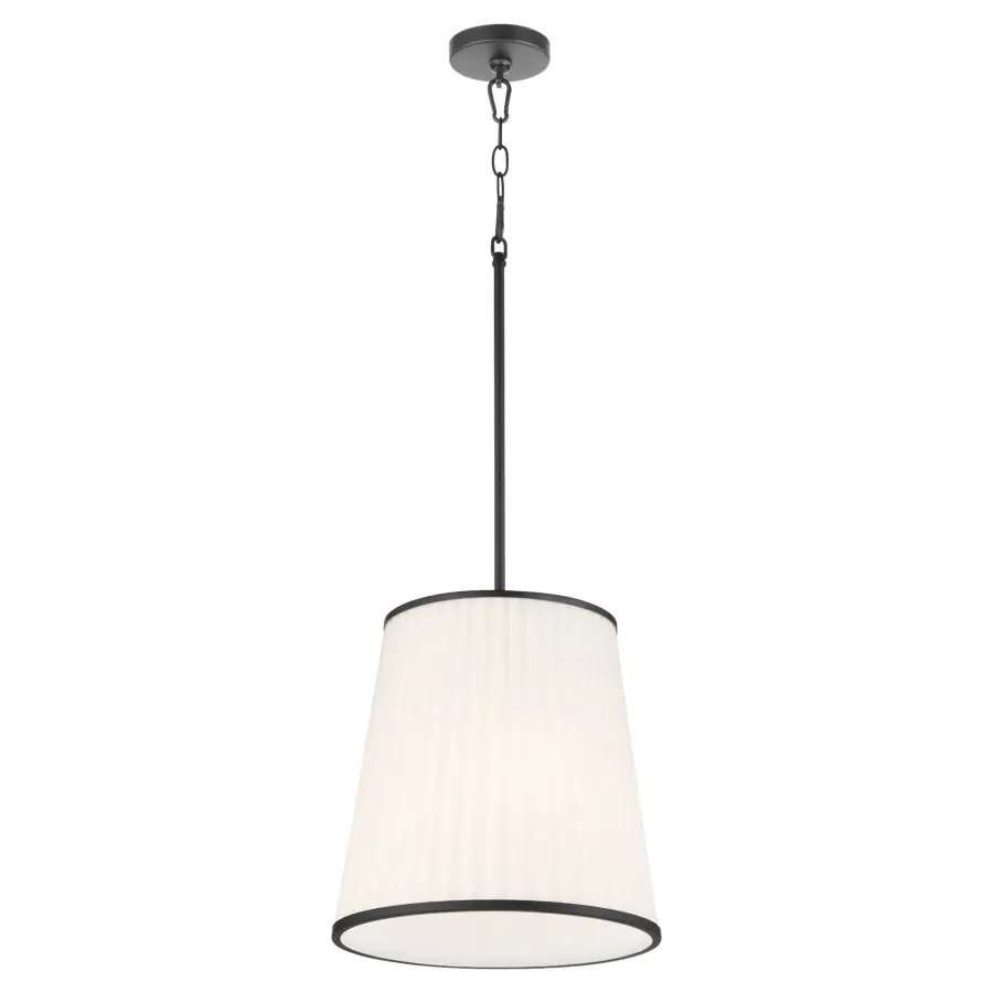 Marlon 3-Light Pendant in Matte Black - Image 2