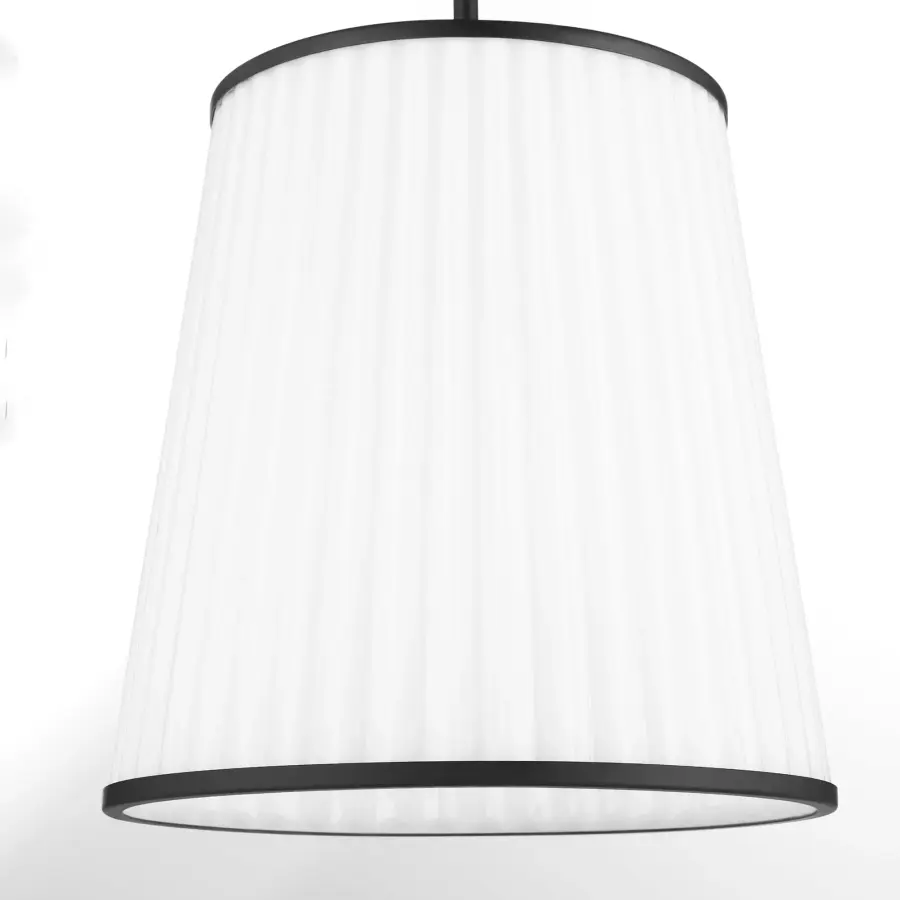 Marlon 3-Light Pendant in Matte Black - Image 3