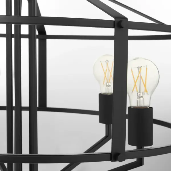 Tobin 24" 5-Light Pendant in Matte Black - Image 4