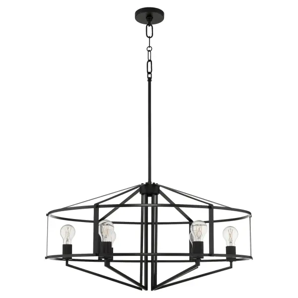 The Tobin pendant brings urban sophistication through its structural divided frame design. With 6 lights and a substantial 32-inch presence, it delivers both dramatic visual impact and functional illumination for modern and transitional spaces.