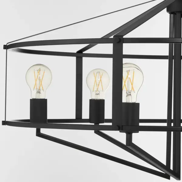 Tobin 32" 6-Light Pendant in Matte Black - Image 4
