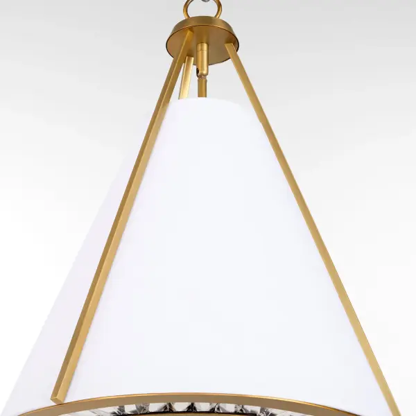 Gorham 3-Light Pendant in Brushed Brass - Image 3