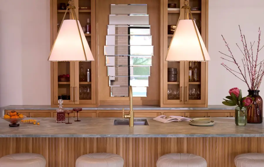 Gorham 3-Light Pendant in Brushed Brass - Image 5