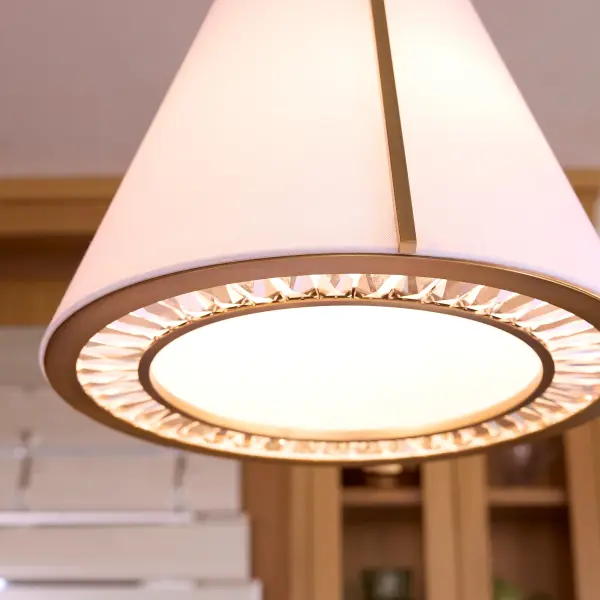 Gorham 3-Light Pendant in Brushed Brass - Image 6