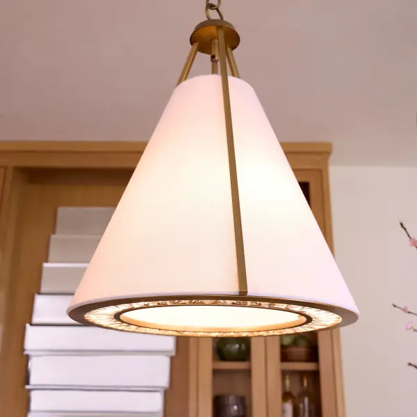 Gorham 3-Light Pendant in Brushed Brass - Image 7