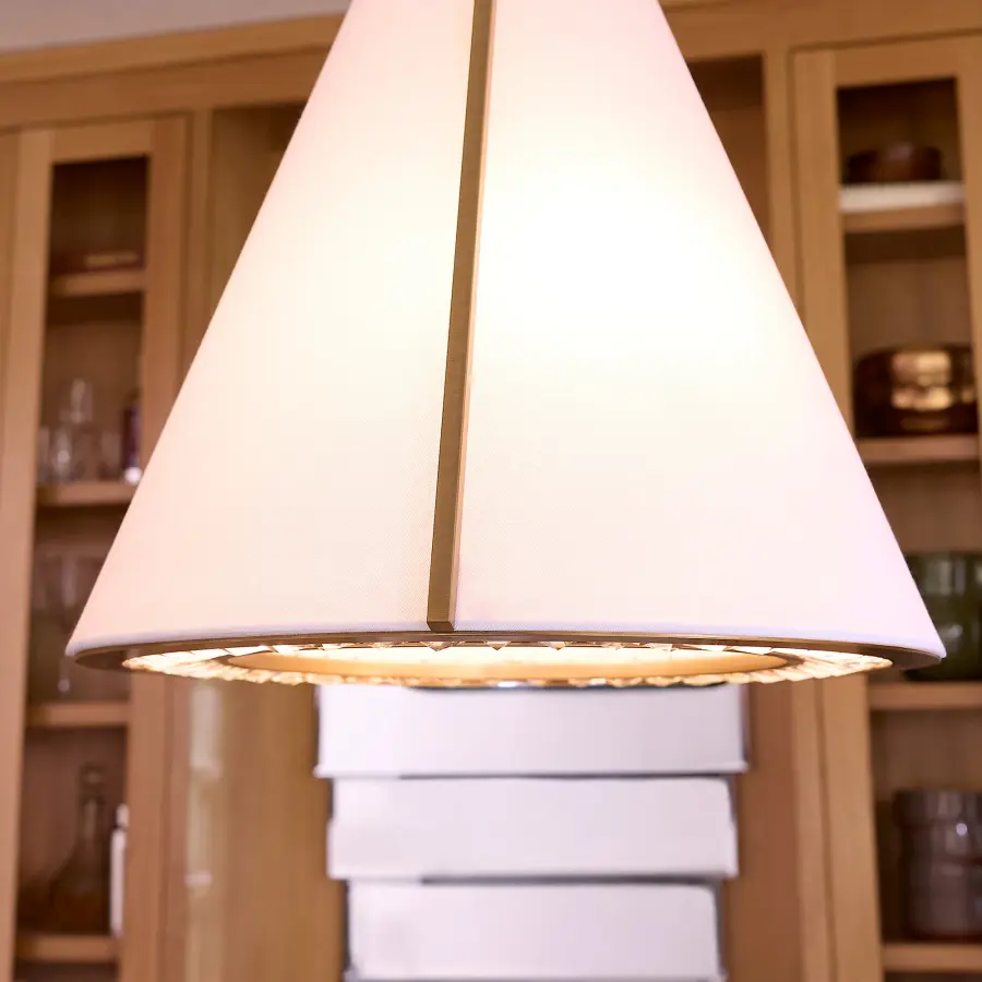 Gorham 3-Light Pendant in Brushed Brass - Image 8