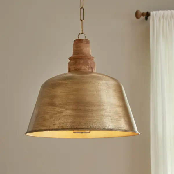 Artisan 3-Light Brass Pendant - Image 5