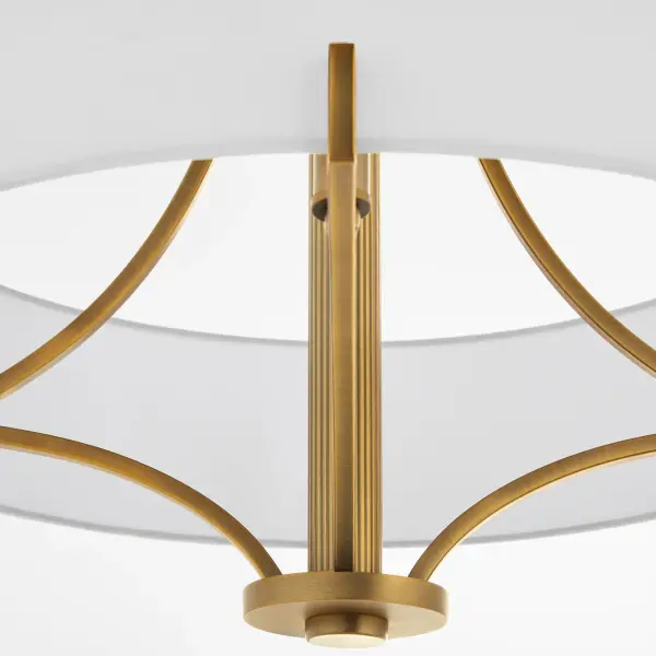 Imperial 4-Light Pendant in Brushed Brass - Image 3