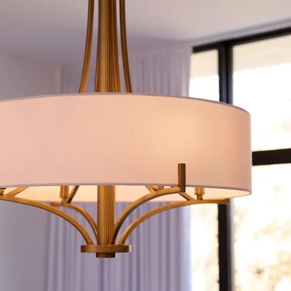 Imperial 4-Light Pendant in Brushed Brass - Image 7