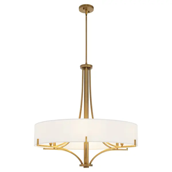 Imperial 6-Light Pendant in Brushed Brass - Image 2