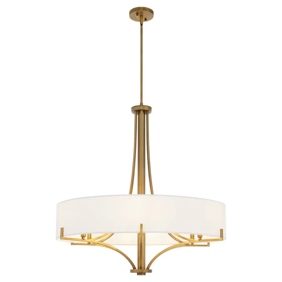 Imperial 6-Light Pendant in Brushed Brass - Image 2