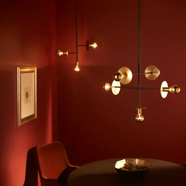 Voyager 3-Light Pendant in Textured Black & Aged Brass - Image 4