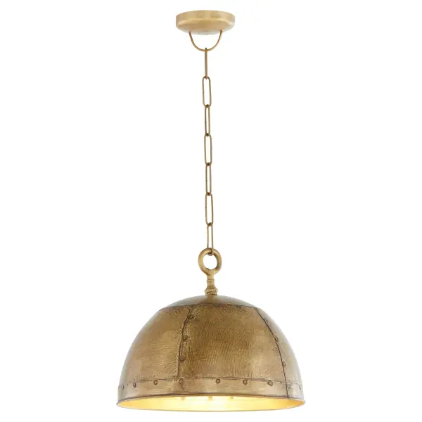 Artisan Dome 14" Pendant Light in Artisan Brass - Image 2