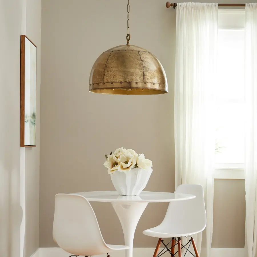 Artisan 3-Light Dome Pendant in Brass - Image 7