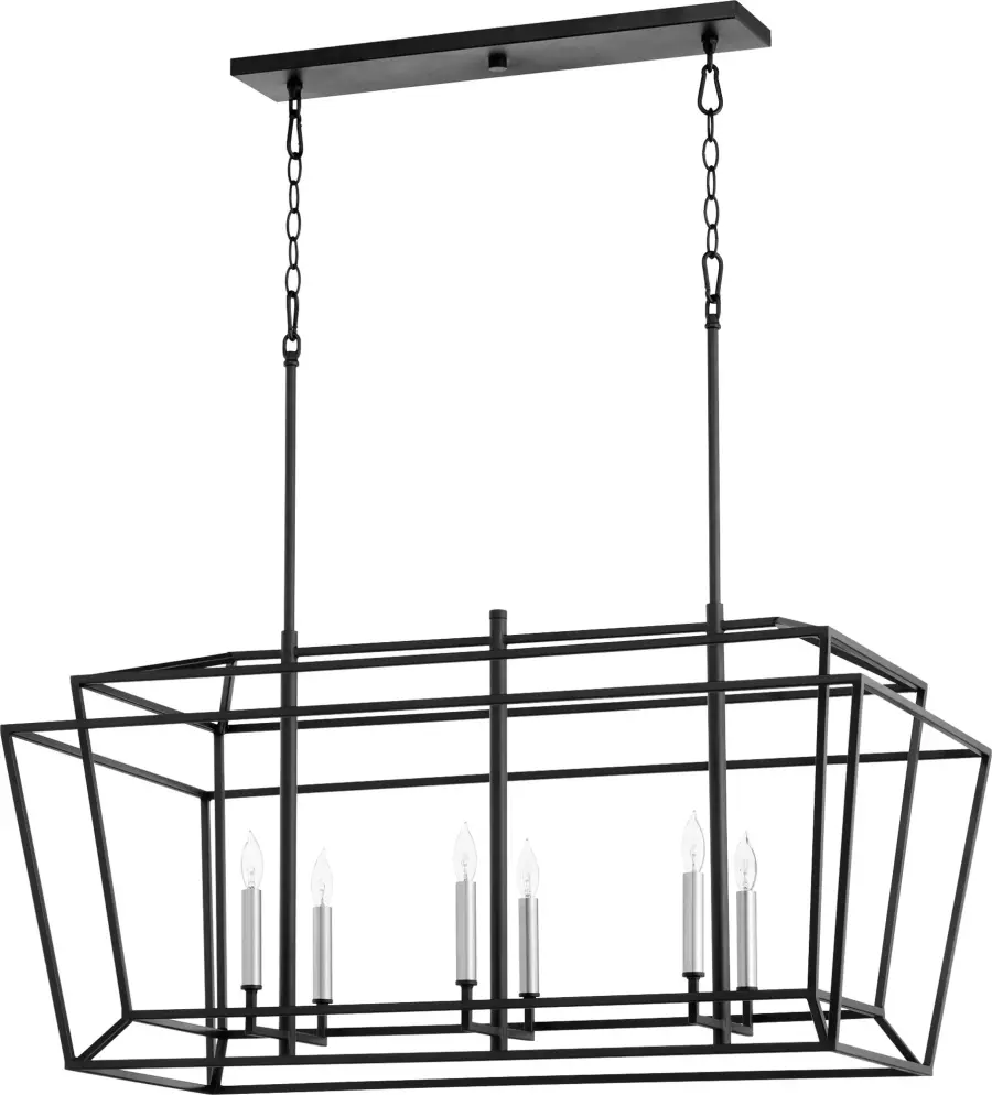 Monument Black Transitional Linear Pendant - Image 3