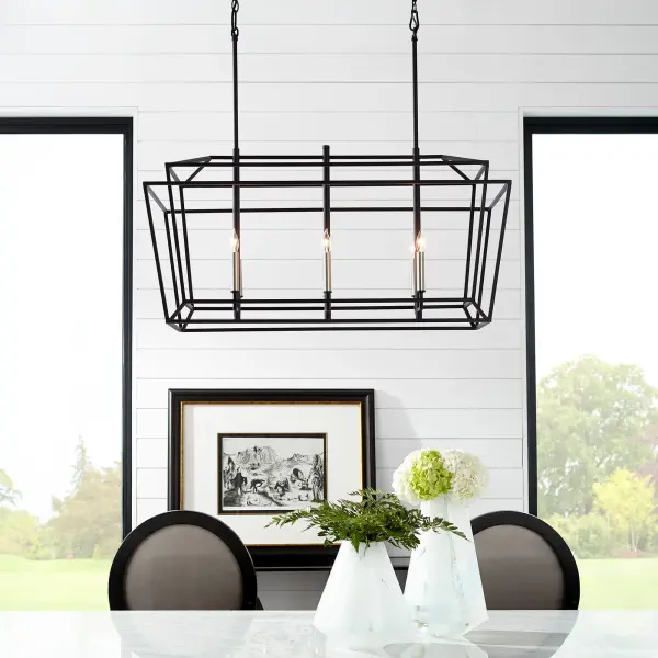 Monument Black Transitional Linear Pendant - Image 4