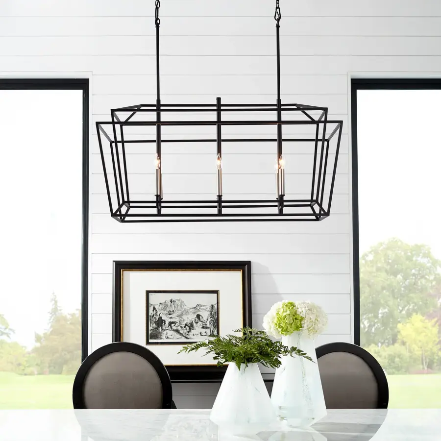 Monument Black Transitional Linear Pendant - Image 4