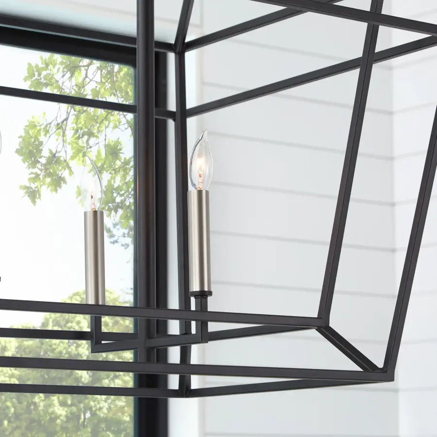 Monument Black Transitional Linear Pendant - Image 5