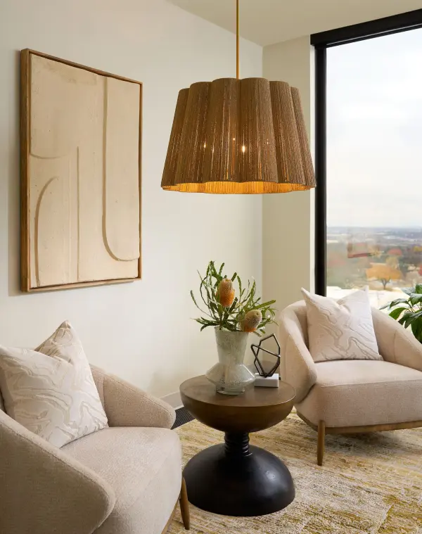 Anton 3-Light Pendant in Brushed Brass - Image 5