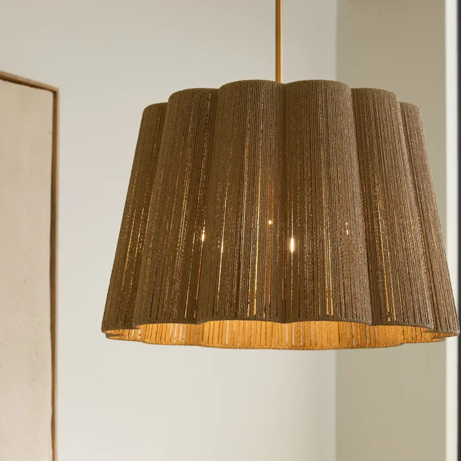 Anton 3-Light Pendant in Brushed Brass - Image 7