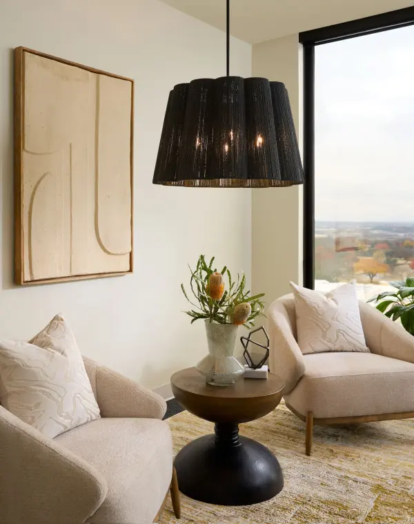 Anton 3-Light Pendant in Matte Black - Image 6