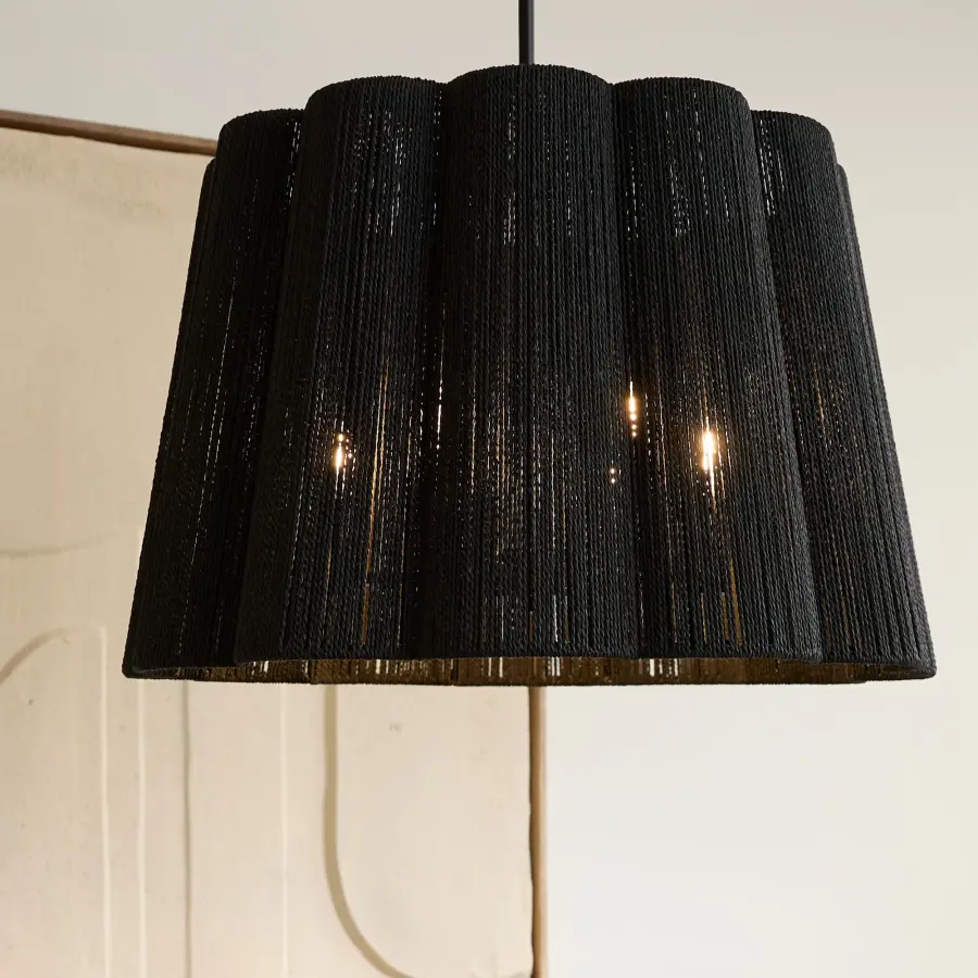 Anton 3-Light Pendant in Matte Black - Image 7