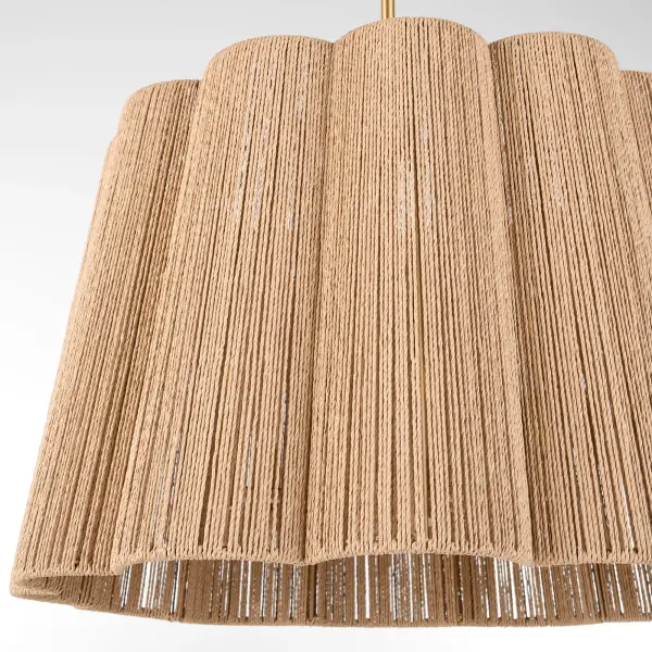Anton 6-Light Pendant in Brushed Brass - Image 4