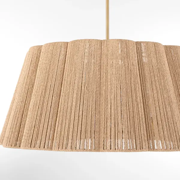 ANTON 8-Light Pendant in Brushed Brass - Image 3