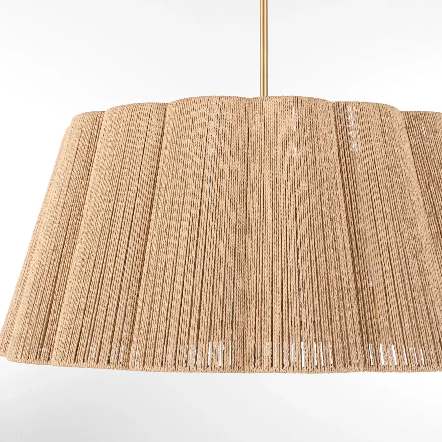 ANTON 8-Light Pendant in Brushed Brass - Image 3