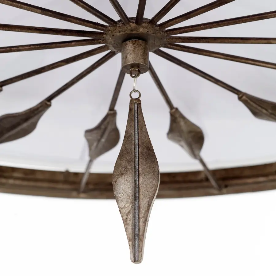 Cordon 6-Light Drum Pendant in Persian Gray - Image 2