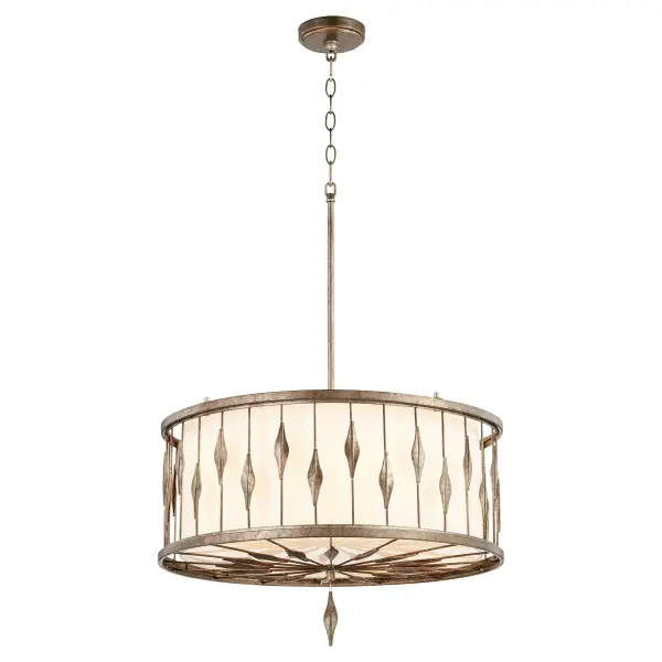 Cordon 6-Light Drum Pendant in Persian Gray - Image 3