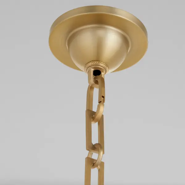 Karnes 36" 12-Light Pendant in Aged Brass - Image 5