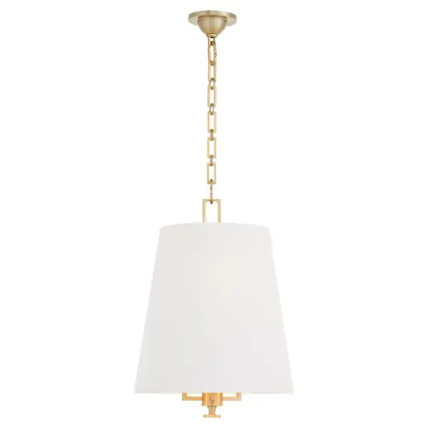 Karnes 15" 3-Light Pendant in Aged Brass - Image 2