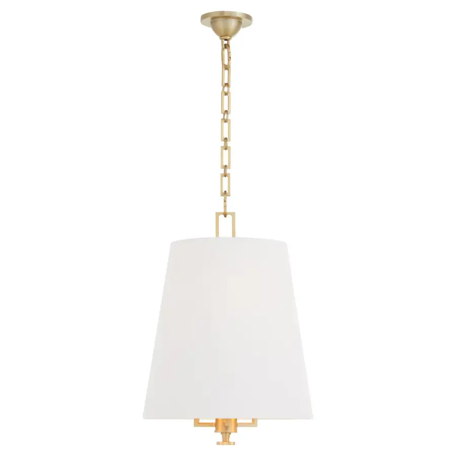 Karnes 15" 3-Light Pendant in Aged Brass - Image 2