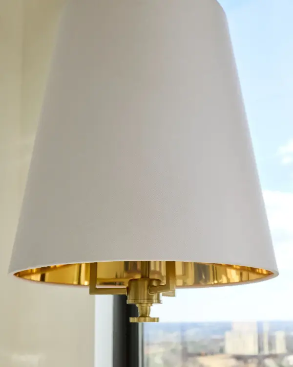 Karnes 15" 3-Light Pendant in Aged Brass - Image 7