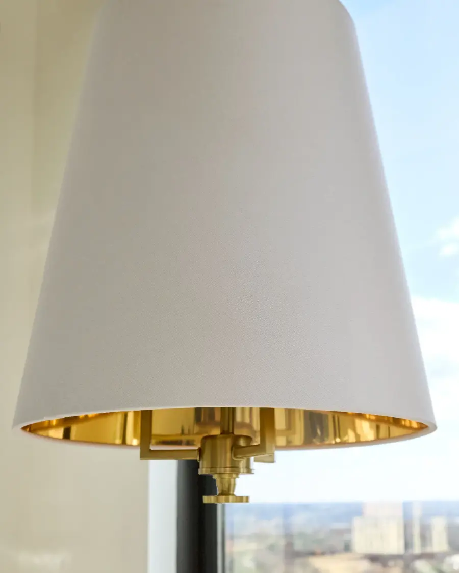 Karnes 15" 3-Light Pendant in Aged Brass - Image 7