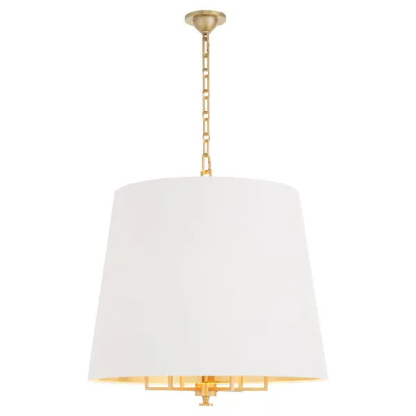 Karnes 26" 6-Light Pendant in Aged Brass - Image 2
