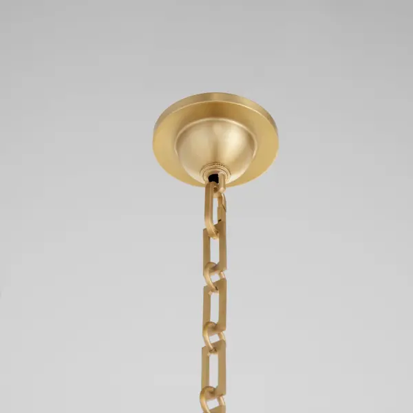 Karnes 26" 6-Light Pendant in Aged Brass - Image 3